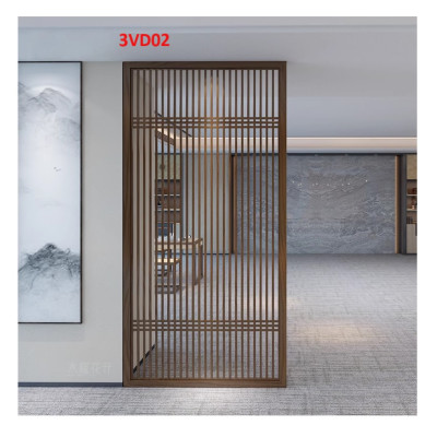 Vách ngăn phòng khách, nhà bếp bằng gỗ 3VD02 - Nội thất lắp ráp Viễn Đông Adv