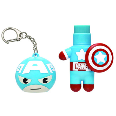 Lip Smacker - Son Siêu Anh Hùng Marvel – Đội trưởng Mỹ Captain America - Marvel Super Hero Captain America Lip Balm