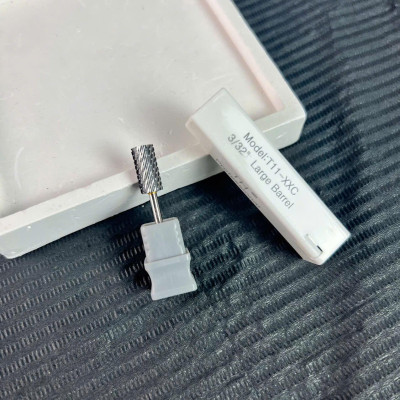 Đầu Mài Móng Titan Siêu Phá T11-XXC Cao Cấp Chuyên Dụng Phá Gel Phá Bột Làm Nail, Đầu Mài Hình Trụ 3/32" Vonfram Siêu Bền Bén, Mài Êm 2 Chiều