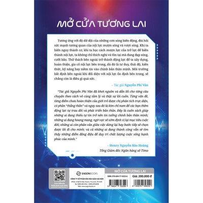 Mở Cửa Tương Lai - Tương lai thuộc về người bắt kịp sự thay đổi và chuẩn bị đủ để nắm lấy thời cơ
