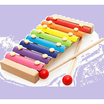 Đàn gỗ 8 thanh - Bộ đồ chơi cho bé 
