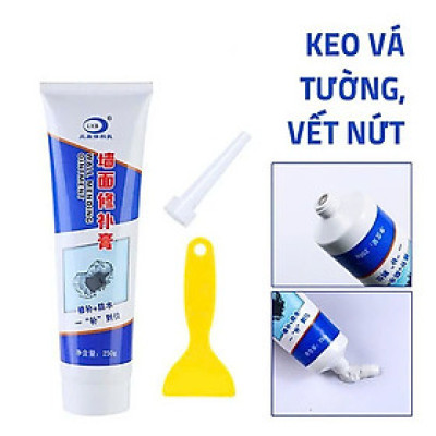 Keo vá tường,Keo trám vết nứt tường thông minh - Tặng kèm bộ dụng cụ KEO VÁ TƯỜNGFREESHIPKEO VÁ TƯỜNG NỨT CHUYÊN DỤNG VÁ VẾT THỦNG TƯỜNG NHÀ CAO CẤP CHỐNG NƯỚC CHỐNG MỐC TIỆN DỤNG