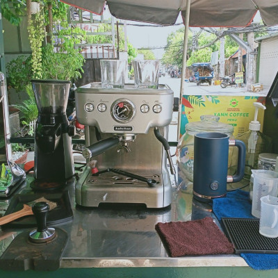 COMBO MÁY XAY VÀ PHA CAFE ESPRESSO KAHCHAN-EP9149_CG9129 -HÀNG CHÍNH HÃNG-250 KHÁCH/ NGÀY