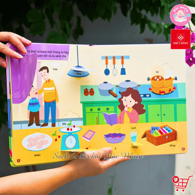 Sách tương tác - Lift the flap - Lật mở khám phá - So sánh - Đinh Tị Books