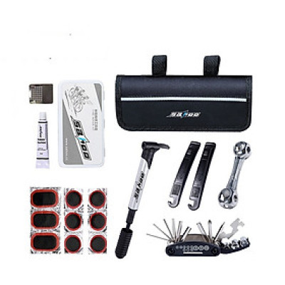 Bộ Túi Kẹp Sườn, Vá Xe, Bơm Xe Đạp Cao Cấp - Hàng Nhập Khẩu