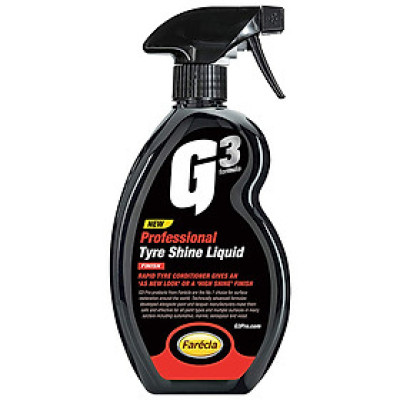 Chai xịt bảo dưỡng và tạo độ bóng lốp xe Ô tô G3 Pro Tyre Shine Liquid 