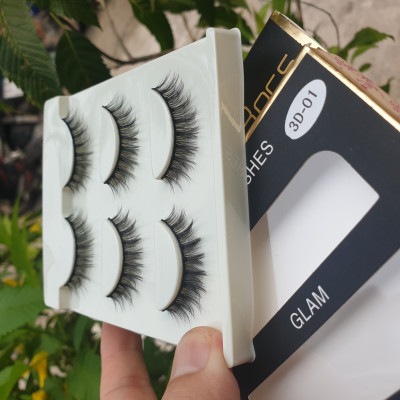 Lông mi giả lông chồn 3 Fashion Eyelashes 3 Faux-Cils 3D 1 bộ 3 cặp