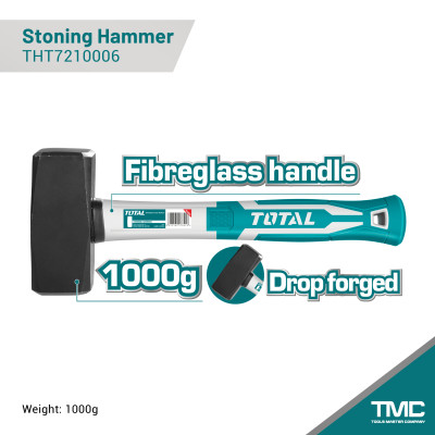 BÚA ĐẬP TOTAL 1000G-1500G-2000G TOTAL THT7210006, THT7215006, THT7220006 - HÀNG CHÍNH HÃNG