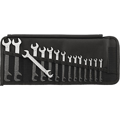 Set 15 Cờ Lê Small 2 Đầu Mở Nghiêng 15 Và 75 Độ - Hàng Chính Hãng 100% từ Đức