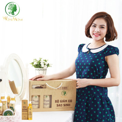 Gel gừng thảo dược, massage tan mỡ bụng, săn chắc eo Wonmom 70g