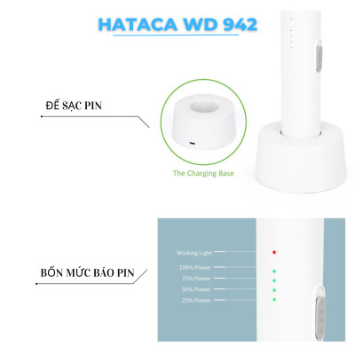 Vợt muỗi kiêm đèn bắt muỗi 2 in 1 HATACA Model WD-942