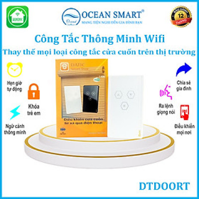 Công Tắc Cửa Cuốn Thông Minh Datic Door, Công Tắc Cửa Cuốn Điều Khiển Từ Xa Bằng Điện Thoại - DTDOOR