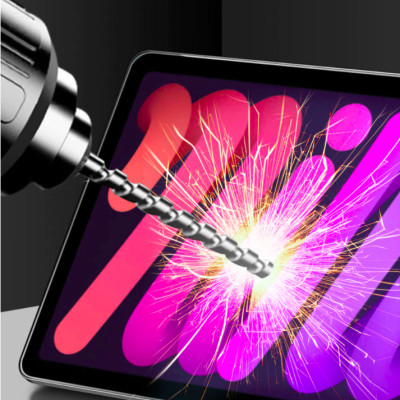 Dán cường lực dành cho iPad Mini 7 hiệu Greencase chống xước chống vỡ - Hàng nhập khẩu 