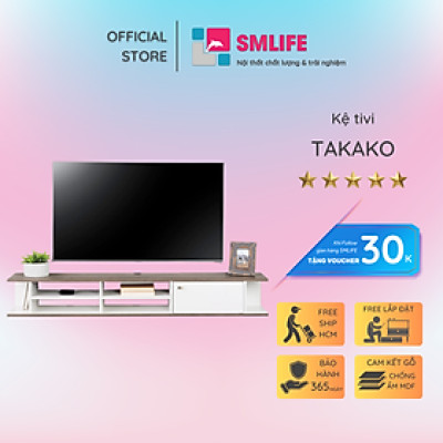 Kệ tivi treo tường đơn giản SMLIFE Takako