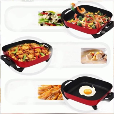 Nồi Chảo Lẩu Điện Vuông Đa Năng - DTCLD01, Giao mầu ngẫu nhiên - Hàng nhập khẩu