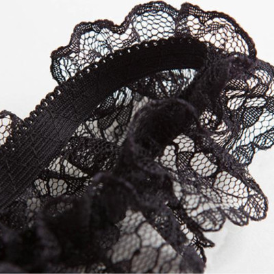 Quần lót lọt khe cạp ren - hồng trắng