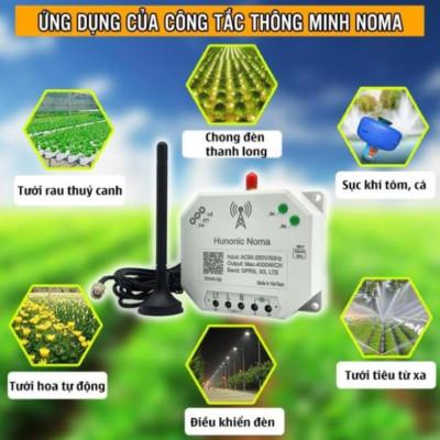 Công Tắc Noma - Điều khiển mọi thiết bị từ xa qua điện thoại dùng Sim│Điều khiển không cần Wifi -2022