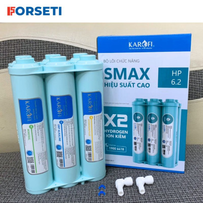 Bộ lõi máy lọc nước KAROFI Smax hiệu suất cao HP 6.2 - Hàng chính hãng