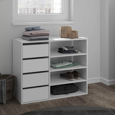 Tủ đựng giày gia đình thiết kế đẹp hiện đại SMLIFE Ruxton