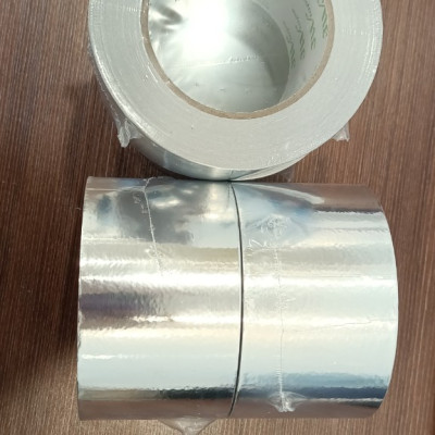 Băng keo nhôm màng PET 72x50 băng keo bạc siêu dai dán ống gió
