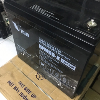 Ắc quy Vision 6FM55-X 12V 55Ah