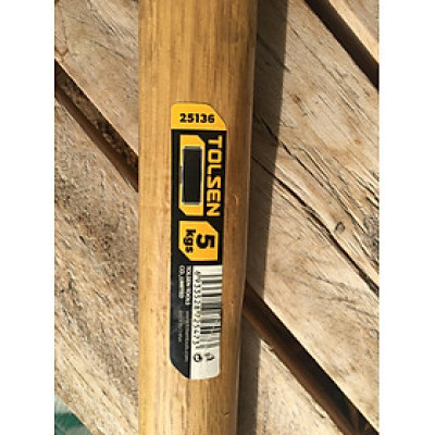 BÚA TẠ CÁN GỖ DÀI 5KG, 900mm TOLSEN 25136 - HÀNG CHÍNH HÃNG