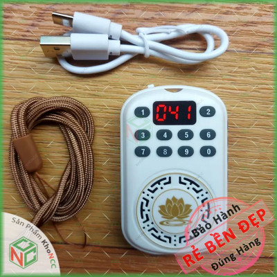 (Nghe Pháp) Máy Loa Pháp Niệm Phật Mini KhoNCC Hàng Chính Hãng - Nghe Kinh, Sấm, Thánh Ca, Bài Giảng - Có Khe Cắm Thẻ Nhớ - KLM-MNPMN50B