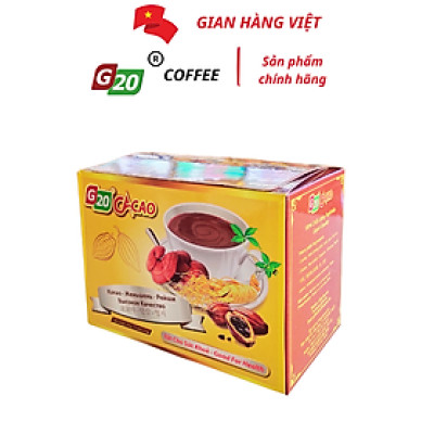 Cacao - Nhân sâm - Linh chi hòa tan G20 Coffee