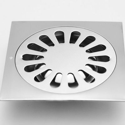 Hố ga thoát sàn Inox 304 mờ 12 x12