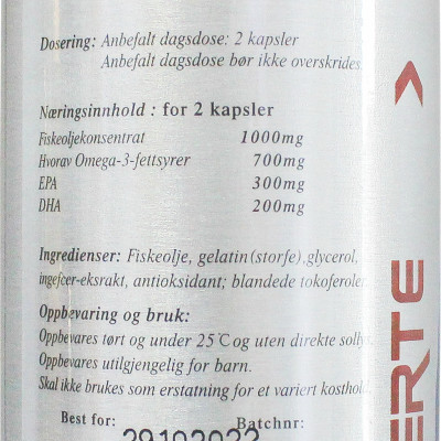 NORSK Omega3 HJERTE – Tim thêm khỏe mạnh ( Thực phẩm bảo vệ sức khỏe )