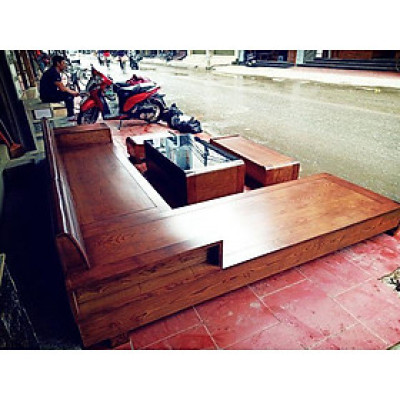 Bàn ghế gỗ xoan đào góc