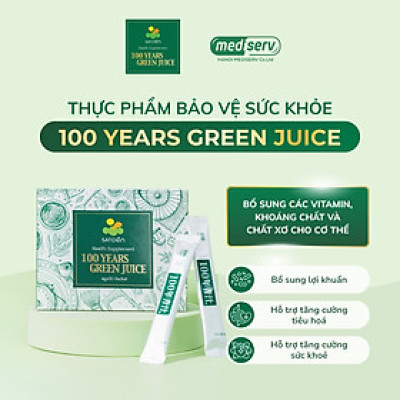 Thực phẩm bảo vệ sức khỏe – 100 YEARS GREEN JUICE