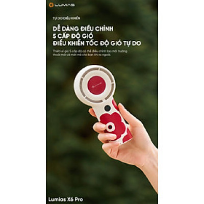 Quạt tích điện Lumias X6 Pro hàng chính hãng