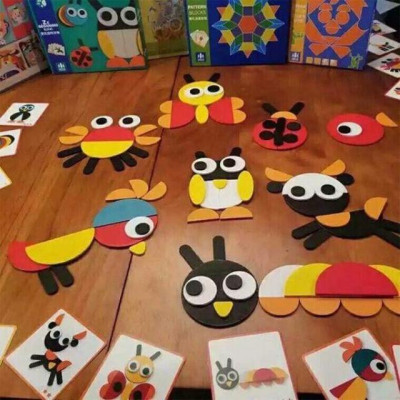 Đồ Chơi Xếp Hình Bộ Ghép Hình Gỗ Tư Duy Cho Bé