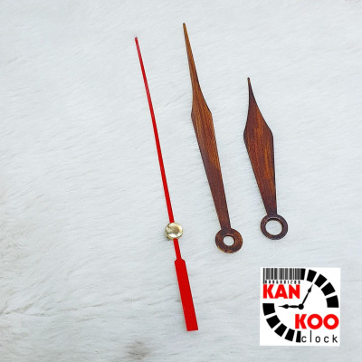 Kim đồng hồ treo tường cao cấp màu gỗ phù hợp mặt đồng hồ 25cm đến 32cm