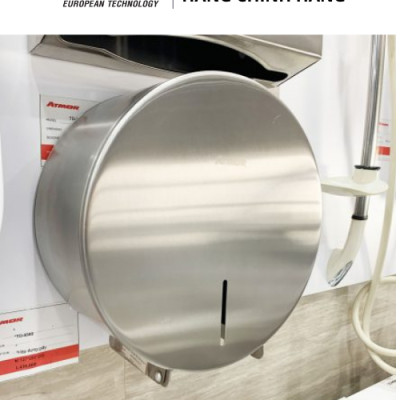 Hộp Đựng Giấy Vệ Sinh Inox Cao Cấp Gắn Tường ATMOR TD-8300 (HÀNG CHÍNH HÃNG)