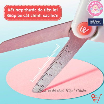 Đồ Chơi Cắt Giấy Thủ Công Tạo Hình Sáng Tạo 03 Cấp Độ - Mideer Lets Cut Paper cho Bé 3 4 5 Tuổi