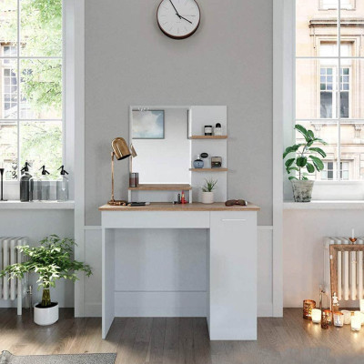 Bàn trang điểm nhỏ gọn cho phòng ngủ SMLIFE Mahindra