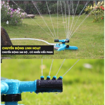 Vòi phun nước tưới cây - Mát mái bằng nhựa tự động xoay 360 độ PaKaSa 