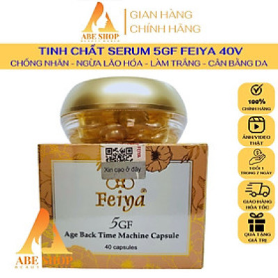 Serum FEIYA 5GF 40v - Cấp Ẩm - Trắng Da - Ngừa Lão Hóa - Giúp Cân Bằng pH - Thải Độc
