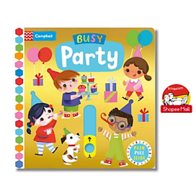 Sách - Busy Party by Campbell Books | English Children