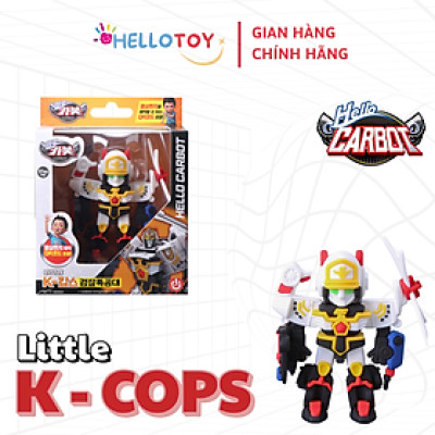 Đồ chơi Robot Little K-cops Hello Carbot HC-F-003SD - Chất liệu nhựa PVC - Kích thước 120*72*130mm - Tuổi sử dụng trên 37 tháng - Không dùng pin 