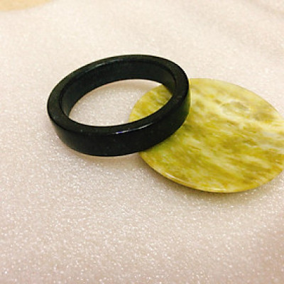 Vòng tay cẩm thạch đen đá tự nhiên Việt Nam 