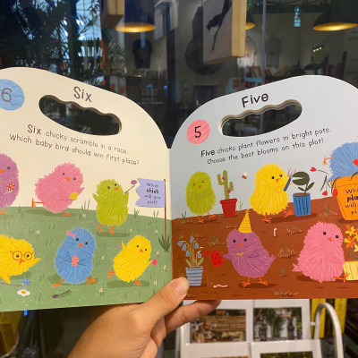 Sách - Pick-a-Chick: Happy Easter (Campbell Books) | English Children Book / Colorful Illustrated