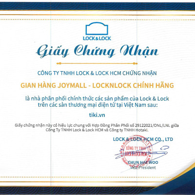 Bình Đựng Nước Trái Cây Lock&Lock 3L HAP607, Hàng chính hãng, độ bền cao, có vạch chia, tay cầm tiện lợi - JoyMall