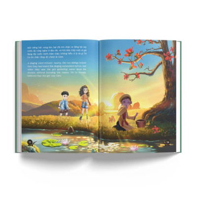 Sách - Đồng Dao Cổ Tích - Sách Song Ngữ Việt-Anh - Bìa Cứng