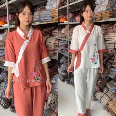 ĐỒ LAM ĐI CHÙA  Xéo Nơ Hoa Sen Tơ