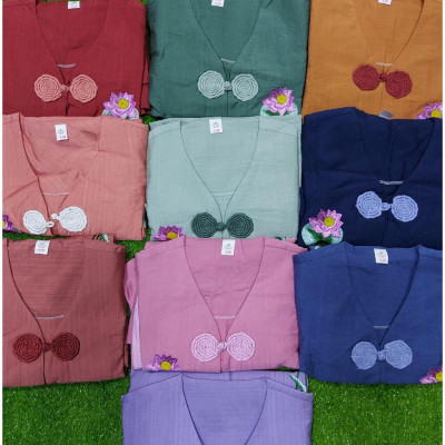 ĐỒ LAM ĐI CHÙA  PHÁP PHỤC PHẬT GIÁO # TAY PHỐI TƠ