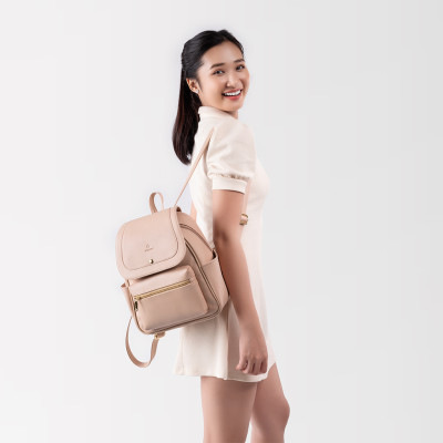 Balo Yuumy ( Thời trang nữ tiện lợi cỡ trung - Balo da Seasand YBA68 )