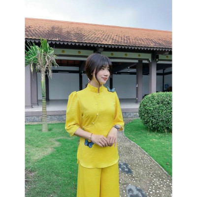 ĐỒ LAM ĐI CHÙA  MẪU BƯỚM KẾT CƯỜM